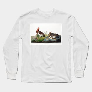 Willow Grouse, or Large Ptarmigan from Birds of America (1827) Long Sleeve T-Shirt